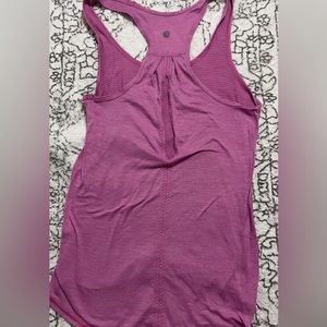 Pink lululemon athletic shirt